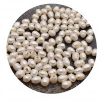 Cultured Rice Freshwater Pearl Beads Natural & DIY white Sold By PC