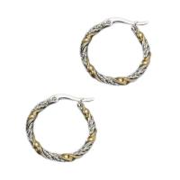 Stainless Steel Huggie Hoop Earring, 304 Stainless Steel, Donut, Vacuum Ion Plating, for woman, mixed colors, 26mm, Sold By Pair
