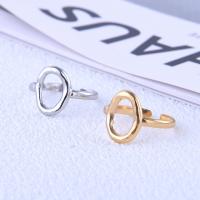 Stainless Steel Finger Ring, 304 Stainless Steel, plated, fashion jewelry & for woman, more colors for choice, US Ring Size:7, Sold By PC