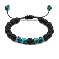 Gemstone Bracelets with Wax Cord anoint Adjustable & Unisex 8mm Length Approx 6.69-11.02 Inch Sold By PC