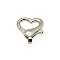 Zinc Alloy Lobster Clasp Heart DIY nickel lead & cadmium free Sold By PC