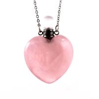 Gemstone Pendants Jewelry with 304 Stainless Steel Heart fashion jewelry & Unisex Sold By PC