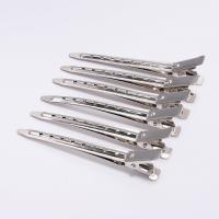 Alligator Hair Clip Iron platinum color plated DIY nickel lead & cadmium free 85mm Sold By Bag