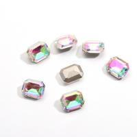 Fashion Nail Supplies, Glass, DIY, more colors for choice, 8x10mm, 10PCs/Lot, Sold By Lot