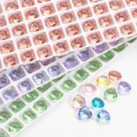 Fashion Nail Supplies, Glass, Heart, DIY, more colors for choice, 8x8mm, 10PCs/Lot, Sold By Lot