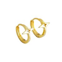 Brass Huggie Hoop Earring, plated, for woman & hollow, more colors for choice, 12.50x12mm, Sold By Pair