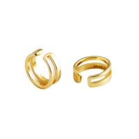 Brass Earring Cuff plated for woman & hollow Sold By PC