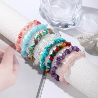 Fashion Turquoise Bracelets, Gemstone, fashion jewelry & for woman, more colors for choice, Sold Per 18 cm Strand
