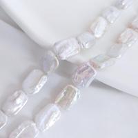 Cultured Baroque Freshwater Pearl Beads, Natural & different packing style for choice & DIY, white, 14x19mm, Sold Per 36-38 cm Strand