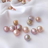 Naturliga sötvattenspärla lösa pärlor, Freshwater Pearl, Naturligt & DIY, Slumpmässig färg, 9-10mm, Säljs av PC