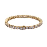 Brass Bracelet, plated, different size for choice & micro pave cubic zirconia & for woman, more colors for choice, Sold By PC