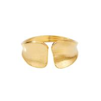 Rozsdamentes acél Finger Ring, 304 rozsdamentes acél, csiszolt, divat ékszerek & egynemű, több színt a választás, 17mm, 10PC-k/Bag, Által értékesített Bag