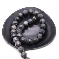 Natural Labradorite Beads, Round, DIY & different size for choice, black, Sold Per Approx 38 cm Strand