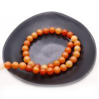 Natural Aventurine Beads, Red Aventurine, Round, DIY & different size for choice, reddish orange, Sold Per Approx 38 cm Strand
