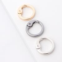 Tibetan Style Key Clasp, fashion jewelry & DIY, more colors for choice, nickel, lead & cadmium free, 25mm,19mm, Sold By PC