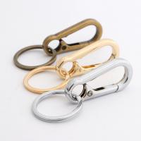 Tibetan Style Key Clasp, fashion jewelry, more colors for choice, nickel, lead & cadmium free, 46mm,30mm, Sold By PC