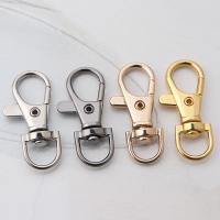 Tibetan Style Key Clasp, fashion jewelry, more colors for choice, nickel, lead & cadmium free, 38mm, Sold By PC