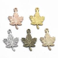 Tibetan Style Pendants, Maple Leaf, plated, vintage & DIY, more colors for choice, nickel, lead & cadmium free, 23x15x2mm, Sold By PC
