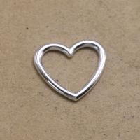 Tibetan Style Heart Pendants, antique silver color plated, vintage & DIY & hollow, nickel, lead & cadmium free, 27x23x2.90mm, Sold By PC