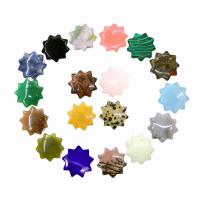 Gemstone Jewelry Beads, Flower, DIY & different materials for choice, 25x6mm, Sold By PC