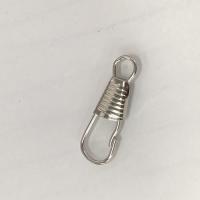 304 Stainless Steel Snap Hook Clasp original color 25.41mm Sold By PC