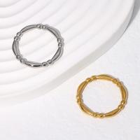 Edelstahl Ringe, 304 Edelstahl, 18K vergoldet, Modeschmuck & verschiedene Größen vorhanden & für Frau, keine, verkauft von PC