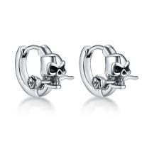 Stainless Steel Huggie Hoop Earring 304 Stainless Steel polished fashion jewelry & Unisex original color 10mm Sold By PC
