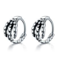 Stainless Steel Huggie Hoop Earring 304 Stainless Steel fashion jewelry & Unisex original color 9mm Sold By Pair