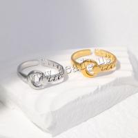 Edelstahl Ringe, 304 Edelstahl, Modeschmuck & verschiedene Größen vorhanden & für Frau, keine, verkauft von PC