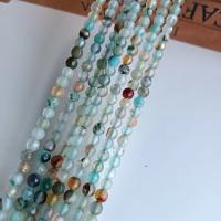 Amazonit Beads, Runde, du kan DIY, blandede farver, 4mm, Ca. 90pc'er/Strand, Solgt af Strand