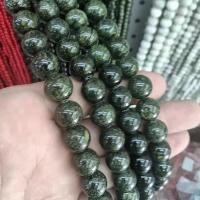 Piedras preciosas perlas mixtos, Piedra natural, Esférico, pulido, Bricolaje & diverso tamaño para la opción, verde, Vendido para aproximado 38 cm Sarta