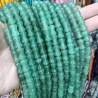 Aventurin Perlen, Grüner Aventurin, DIY & verschiedene Größen vorhanden, grün, verkauft per ca. 38 cm Strang