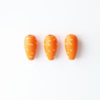 Bijoux de Pâques, Schima Superba, Carotte, DIY, orange, 15x28mm, Vendu par PC