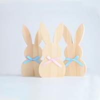 Easter decoration, Pine, Rabbit, random style & cute, mixed colors, 80x170mm, Sold By PC