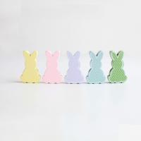 Easter Jewelry, Hemu Beads, Rabbit, cute & DIY & different designs for choice, more colors for choice, 20x30x8mm, Sold By PC