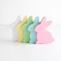 Easter decoration, Middle Density Fibreboard, Rabbit, cute & different packing style for choice, more colors for choice, 90x125mm, Sold By PC