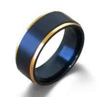 Anéis Couple dedo, Aço inoxidável 304, joias de moda & unissex & tamanho diferente para a escolha, 8mm, vendido por PC