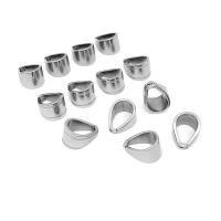 Stainless Steel Pinch Bail, 304 Stainless Steel, DIY & different styles for choice, original color, 7x12mm, Sold By PC