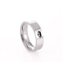 Stainless Steel Finger Ring, 201 Stainless Steel, Crown, Vacuum Ion Plating, laser pattern & Unisex & different size for choice, more colors for choice, Sold By PC