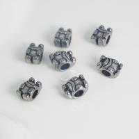 Stainless Steel Spacer Beads, 304 Stainless Steel, Frog, vintage & DIY, original color, 7.40x11.60mm, Sold By PC