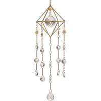 Hanging Ornaments Clear Quartz polished DIY 9.5inch Length Approx 20 Inch Sold By PC