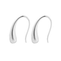 Titanium Steel  Earring polished fashion jewelry & for woman original color Sold By Pair
