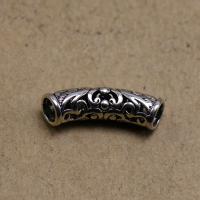 Tibetan Style Tube Beads, antique silver color plated, DIY & hollow, nickel, lead & cadmium free, 21x5.60mm, Hole:Approx 4.2mm, Sold By PC