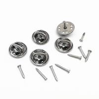 Stainless Steel Brooch Findings, 304 Stainless Steel, 2 pieces & DIY & machine polishing, original color, 11.5mm,1.2*8mm, Sold By Set
