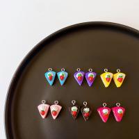 Resin Pendant, Cake, cute & DIY, more colors for choice, nickel, lead & cadmium free, 12x16mm, Approx 100PCs/Bag, Sold By Bag
