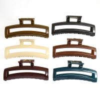 Plastic Hair Claw Clip, Korean style & for woman & hollow, more colors for choice, 120mm, Sold By PC