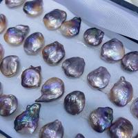 Barock odlad sötvattenspärla pärlor, Freshwater Pearl, DIY & inget hål, flerfärgad, 14-18mm, Säljs av Par