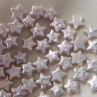 Cultured No Hole Freshwater Pearl Beads Star DIY white 10mm Sold By PC