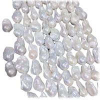 Barokna Kulturan Slatkovodni Pearl perle, Prirodno & možete DIY, bijel, 26x15mm, Prodano Per 37-39 cm Strand