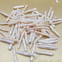 Barock odlad sötvattenspärla pärlor, Freshwater Pearl, Naturligt & DIY & inget hål, vit, 20*3-30*4mm, Säljs av PC